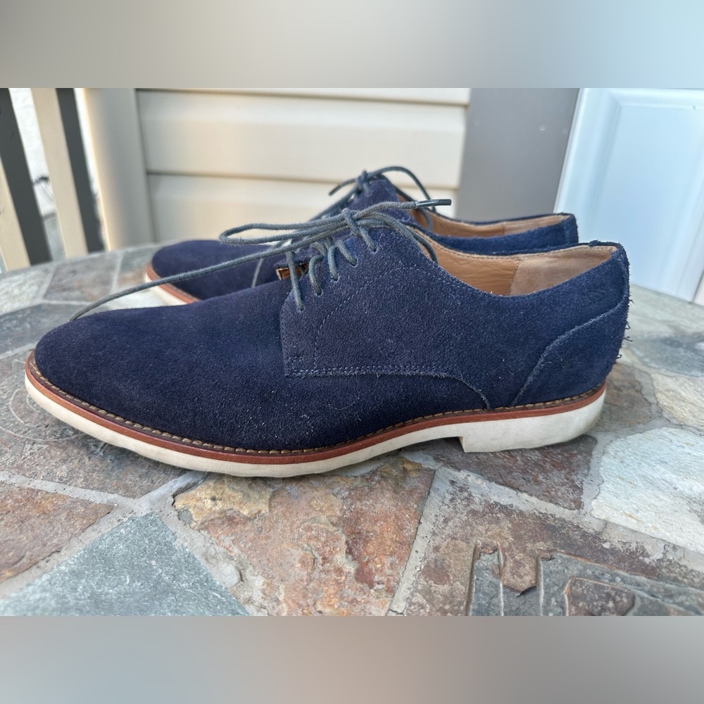 Authentic Hugo Boss Summer Suede Oxford Navy size 7 Men’s
